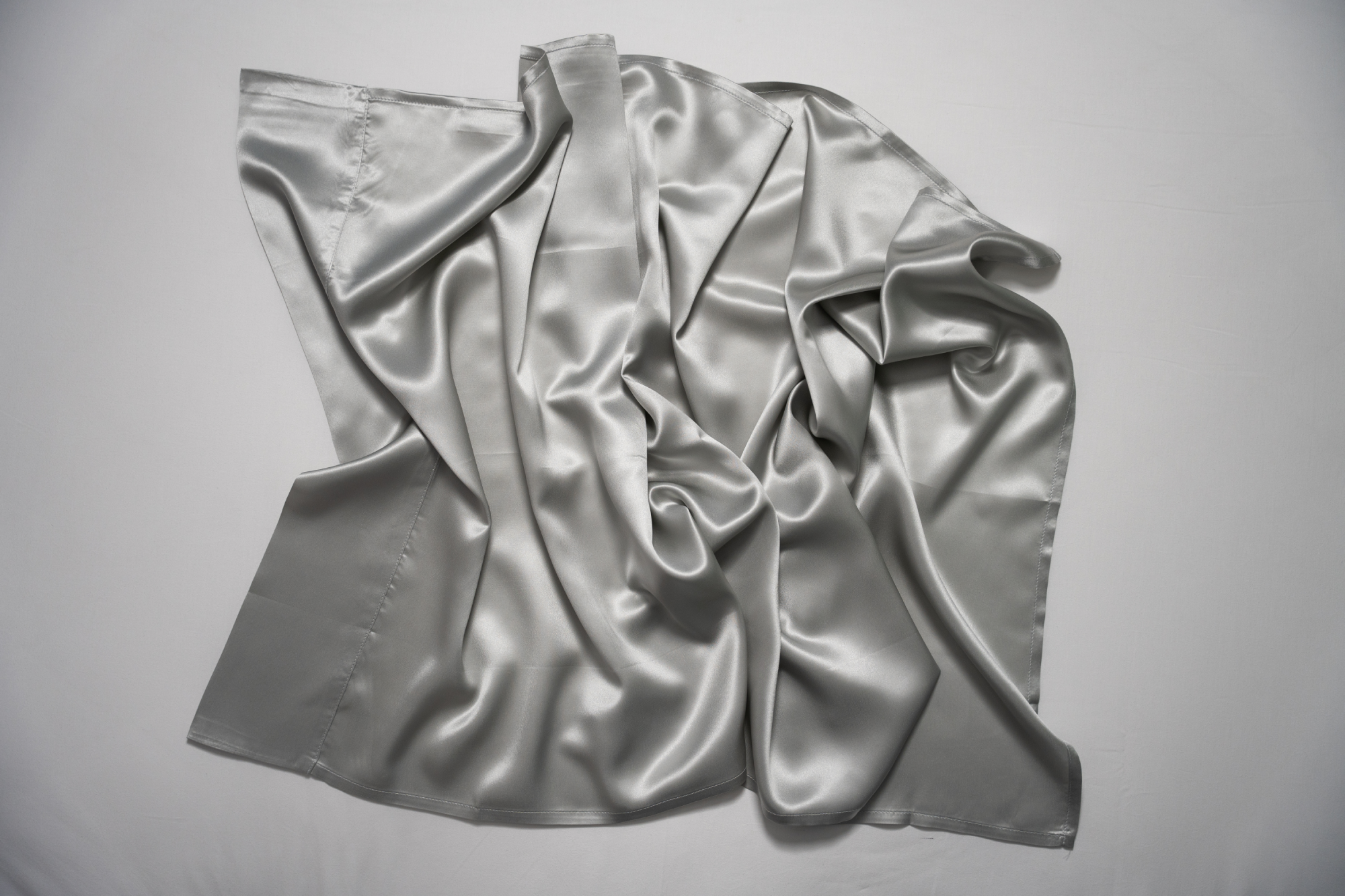 Silk Baby Sheet - Silver